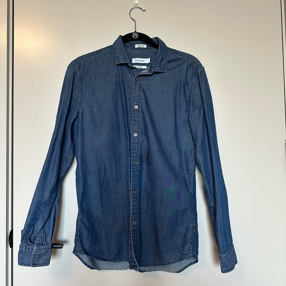 Calvin Klein Light Denim Shirt - Picture 1 of 4